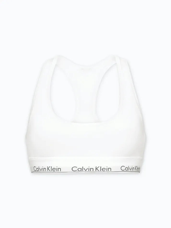 Calvin Klein  Modern Cotton Unlined Bralette - White
