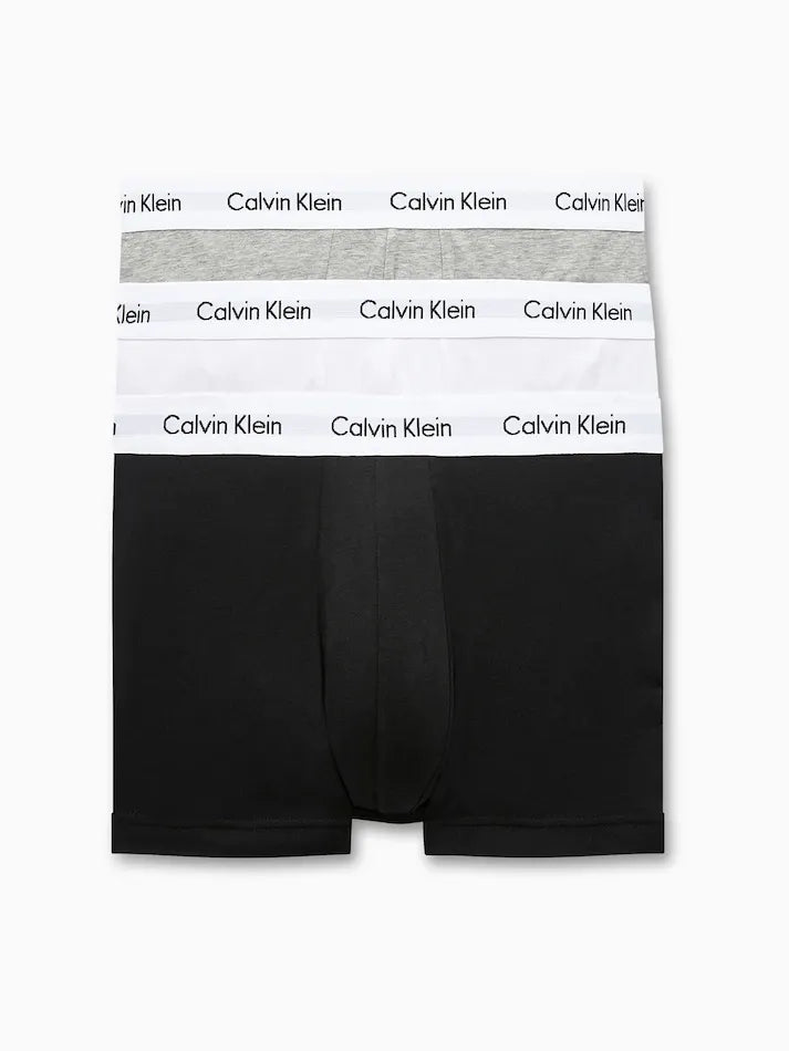 Calvin Klein Cotton Stretch 3 Pack Trunks - Multi
