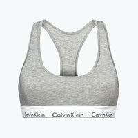 Calvin Klein  Modern Cotton Unlined Bralette - Grey Heather