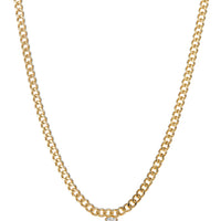 Luv AJ Bardot Stud Charm Necklace - Gold