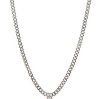 Luv AJ Bardot Stud Charm Necklace - Silver