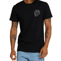 Deus Ex Machina Venice Skull Tee - Black