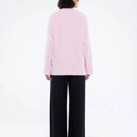 Ena Pelly Street Signs Long Sleeve Tee - Pink