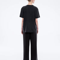Ena Pelly Jessie Oversized Collegiate Tee - Vintage Black