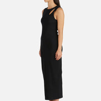 Ena Pelly Bronte Cut Out Rib Dress - Black