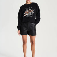 Ena Pelly Tigers Eye Sweatshirt - Washed Black