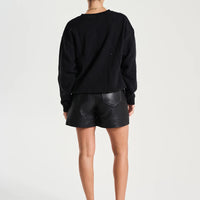 Ena Pelly Tigers Eye Sweatshirt - Washed Black