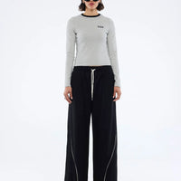 Ena Pelly Bowie Wide Leg Pant - Black