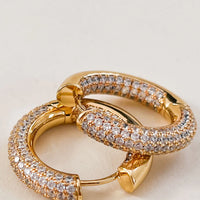 Luv AJ The Reversible Amalfi Hoops - Gold