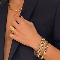 Luv AJ Timepiece Bracelet - Gold