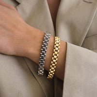 Luv AJ Timepiece Bracelet - Gold