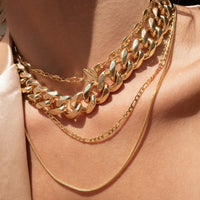 Luv AJ Cecilia Chain Necklace - Gold