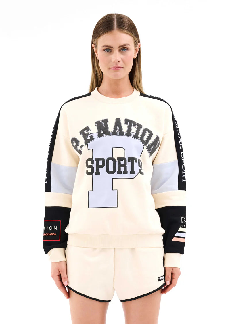 P.E Nation Sonora Sweat - Pearled Ivory