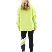 P.E Nation Cut Shot Sweatshirt - Safety Yellow