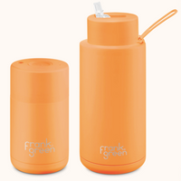 Frank Green Ceramic My Eco Gift Sets - Neon Orange
