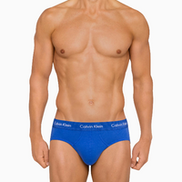 Calvin Klein Cotton Stretch 3 Pack Hip Briefs - Multi