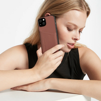 Status Anxiety Who's Who Leather Phone Case (iPhone) - Dusty Rose