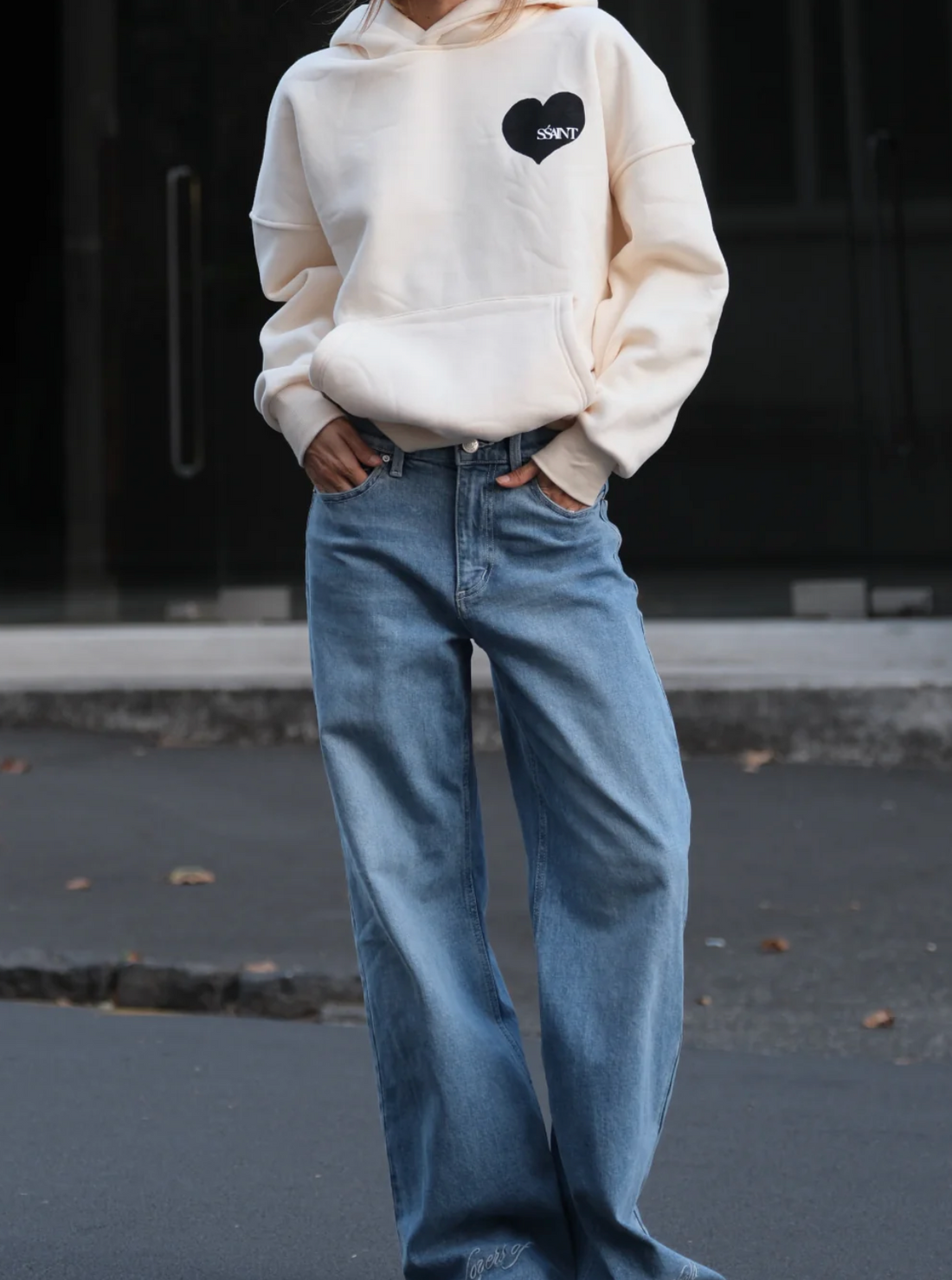 SŚAINT Butter Heart Hoodie - Butter