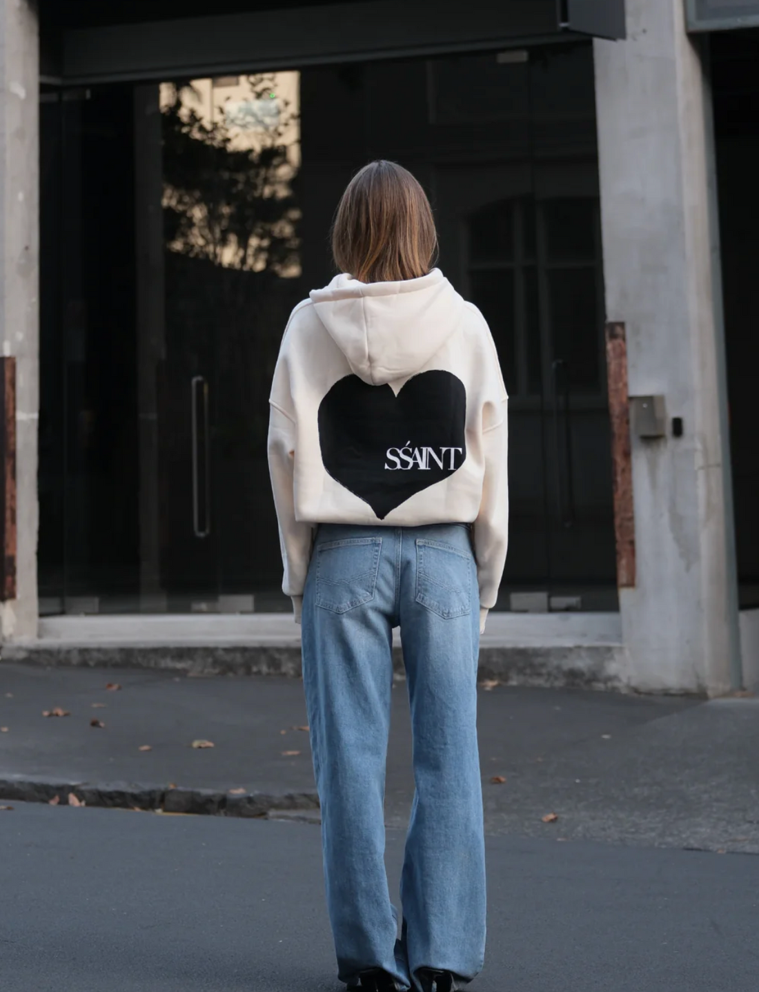 SŚAINT Butter Heart Hoodie - Butter