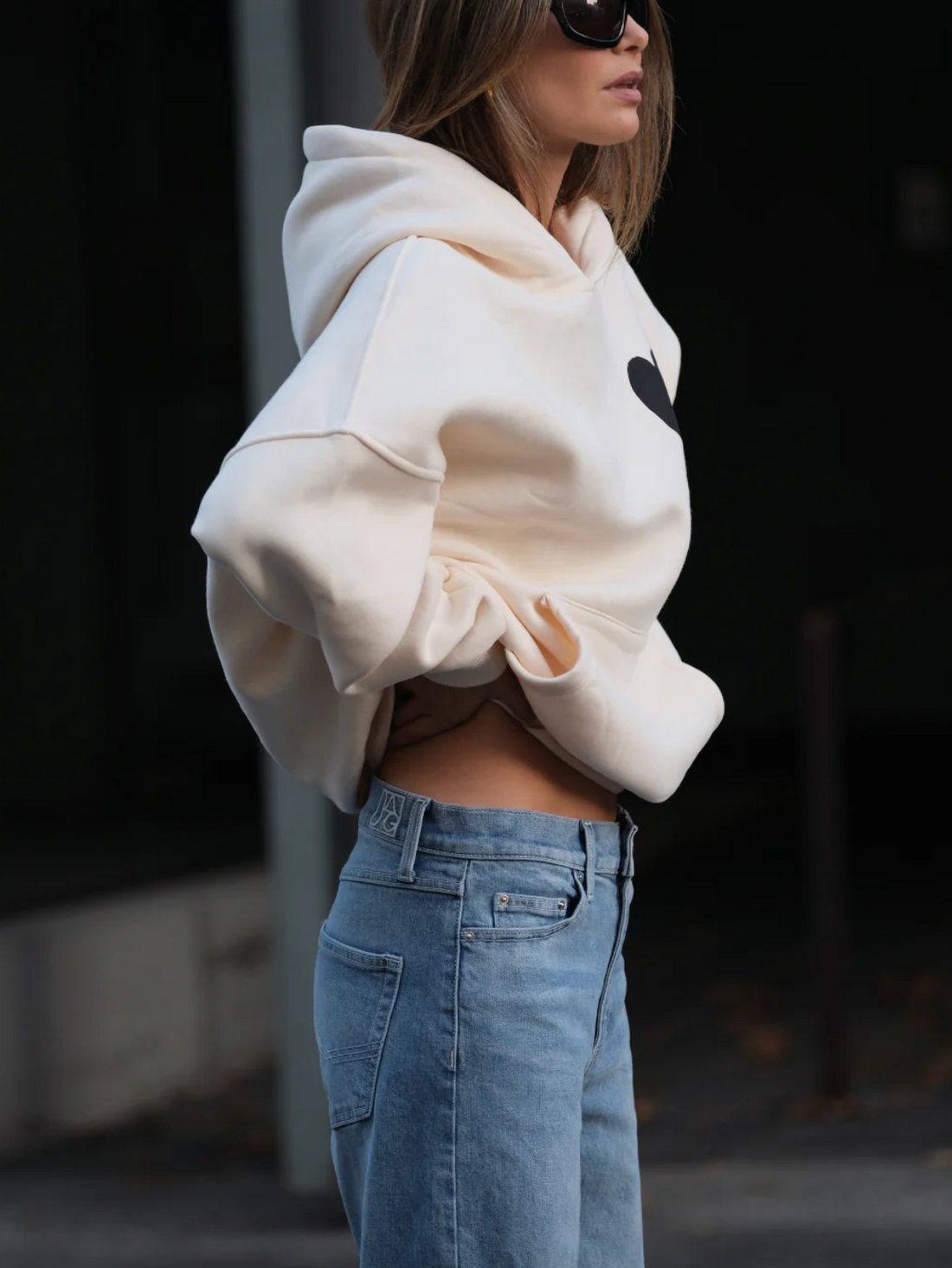 SŚAINT Butter Heart Hoodie - Butter