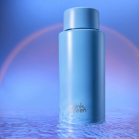 Frank Green Ceramic Reusable Bottle 34oz/1000ml - Sky Blue