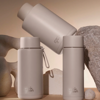 Frank Green Ceramic Reusable Bottle 20oz/595ml - Moon Dust