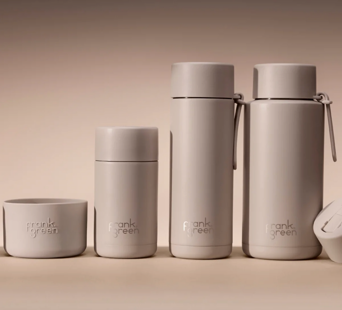 Frank Green Ceramic Reusable Bottle 20oz/595ml - Moon Dust