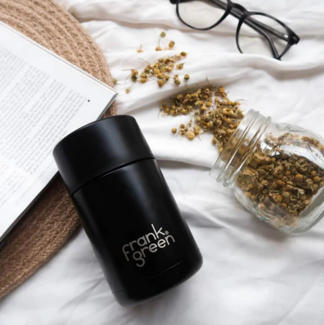 Frank Green Ceramic Reusable Cup 12oz/355ml - Midnight