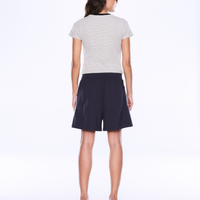 Ena Pelly Valentina Stripe Short - Charcoal
