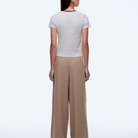 Ena Pelly Penny Baby Tee - Sand/Black Stripe