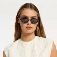 Status Anxiety Wonder Sunglasses - Black/Gold