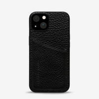 Status Anxiety Who's Who Leather Phone Case (iPhone) - Black