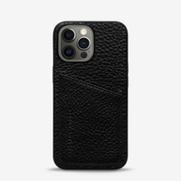 Status Anxiety Who's Who Leather Phone Case (iPhone) - Black