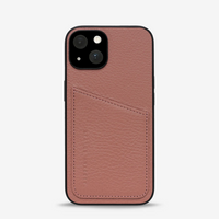 Status Anxiety Who's Who Leather Phone Case (iPhone) - Dusty Rose