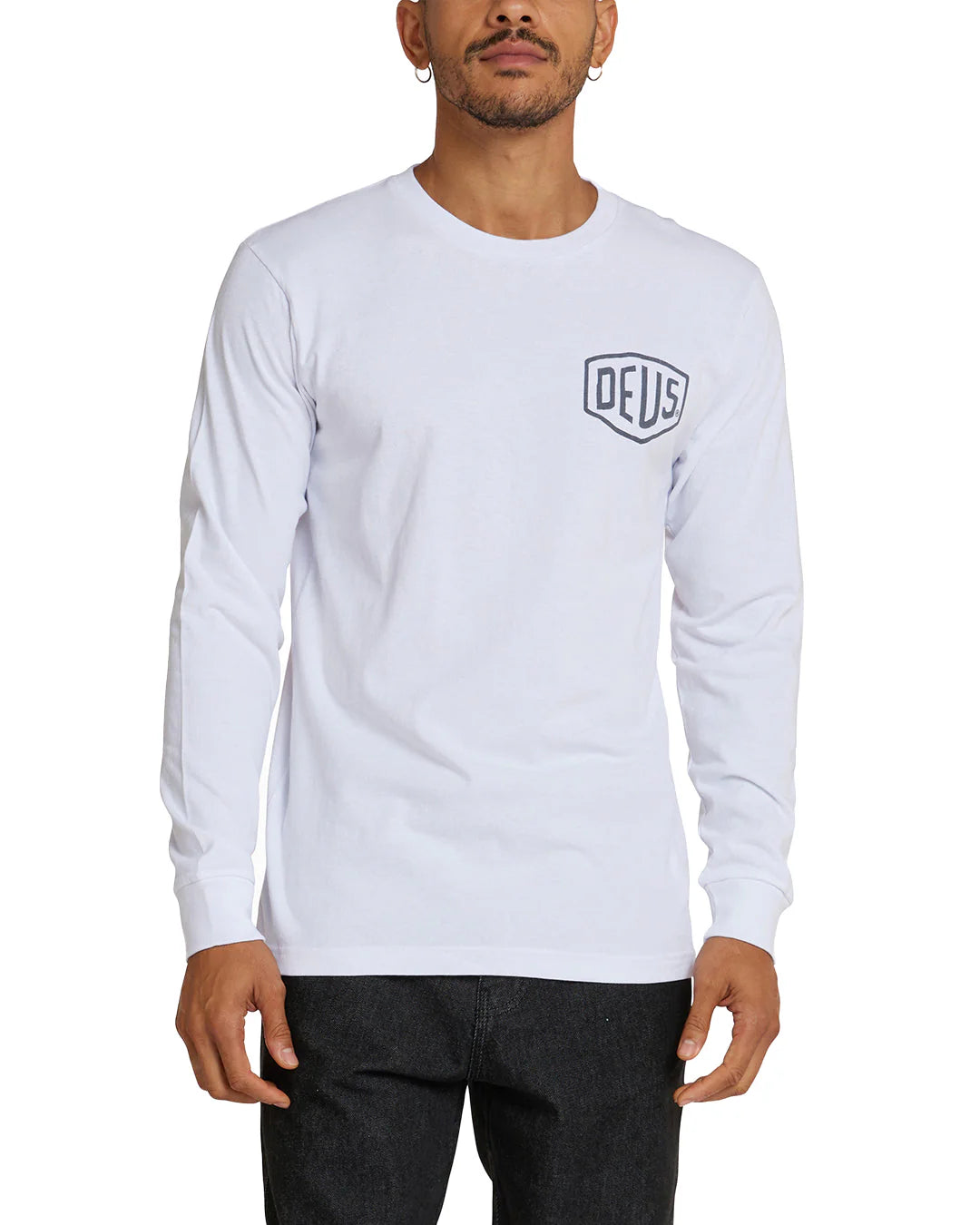 Deus Ex Machina Venice LS Address Tee - White