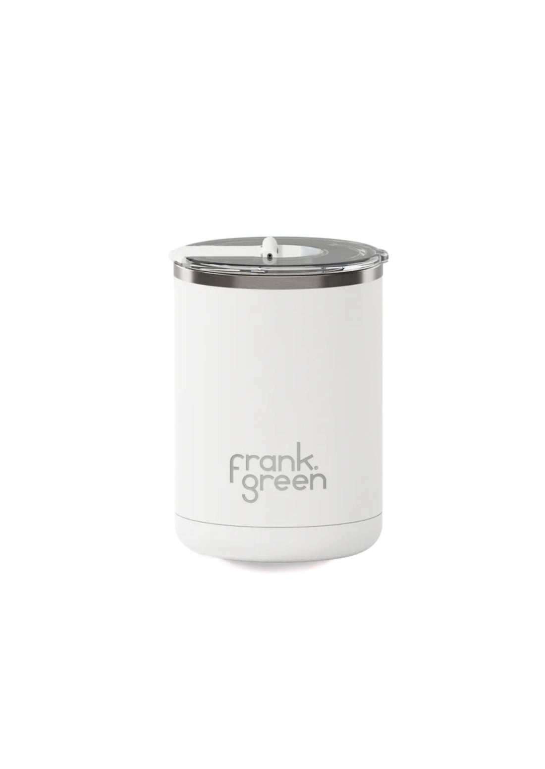 Frank Green Ceramic Coffee Cup with Hinged Lid 355ml - Cloud