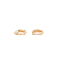 Porter Jewellery Solar Huggies Earrings 14mm - Gold Vermeil