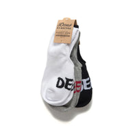 Deus Ex Machina 3-Pack Curvy No Show Sock