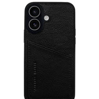 Status Anxiety Who's Who Leather Phone Case (iPhone) - Black
