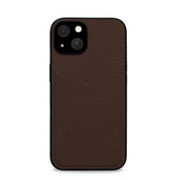 Status Anxiety Who's Who Leather Phone Case (iPhone) - Cocoa
