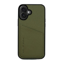 Status Anxiety Who's Who Leather Phone Case (iPhone) - Khaki