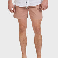 The Academy Brand Volley Short - Peachy Beige