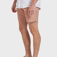 The Academy Brand Volley Short - Peachy Beige