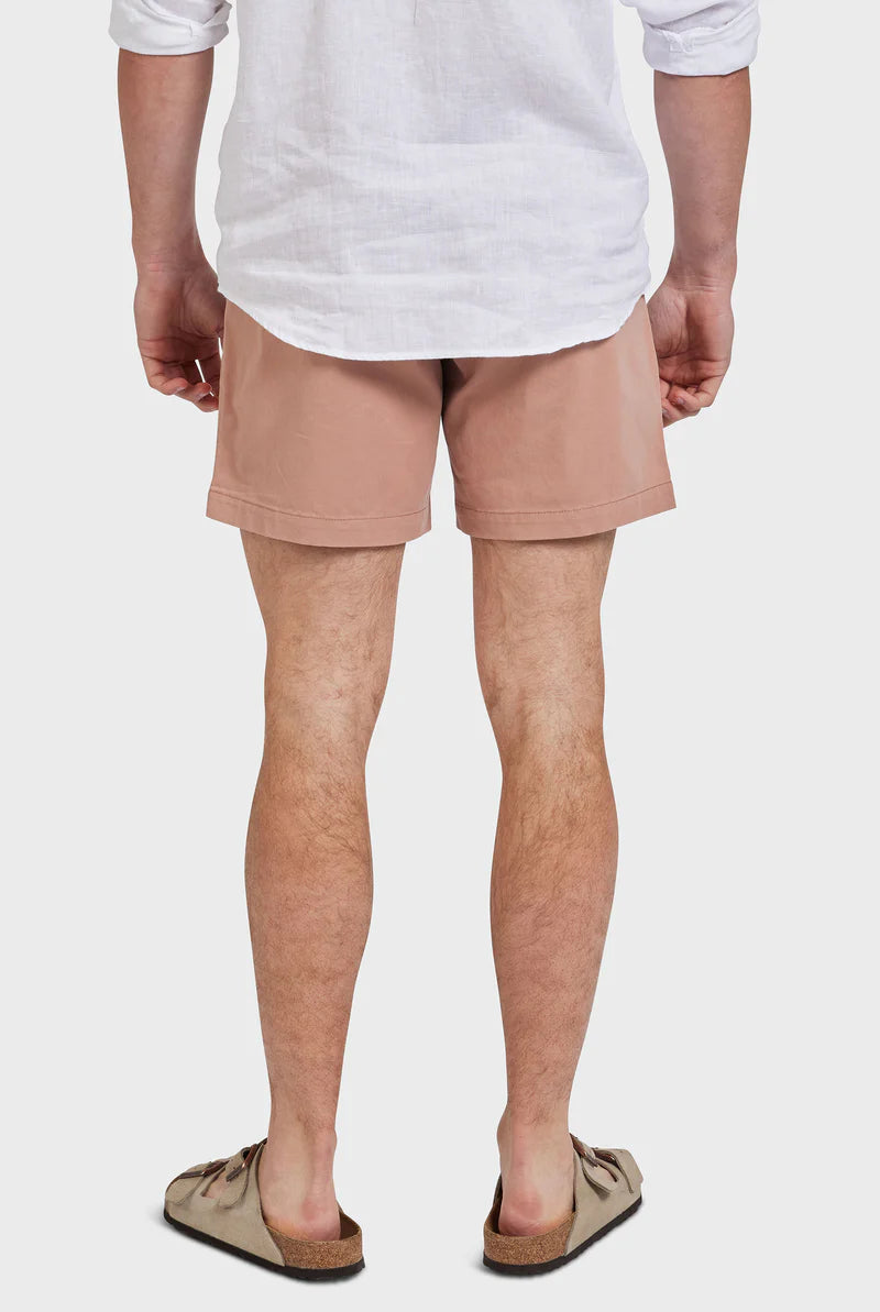 The Academy Brand Volley Short - Peachy Beige