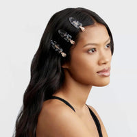 Kitsch Eco-Friendly Creaseless Clips 4pc Set - Black