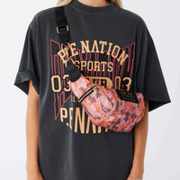 P.E Nation Mini Fastest Lap Crossbody Bag - Snake Camo Print