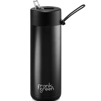 Frank Green Ceramic Reusable Bottle 20oz/595ml - Midnight Black