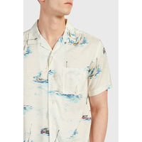 The Academy Brand Orlando S/S Shirt - Natural