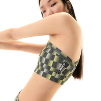 P.E Nation Mark One Pilates Sports Bra - Check Print