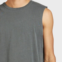 The Academy Brand Jimmy Muscle Tee - Magnet Grey
